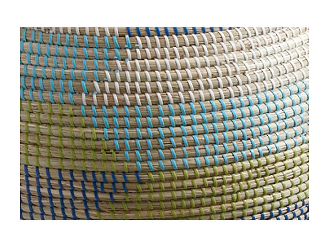 Panier rond jonc de mer (Lot de 3)