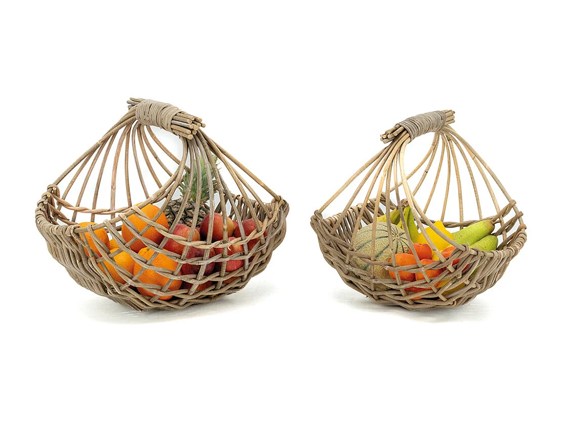 Panier arrondi ajouré en poelet 46 cm