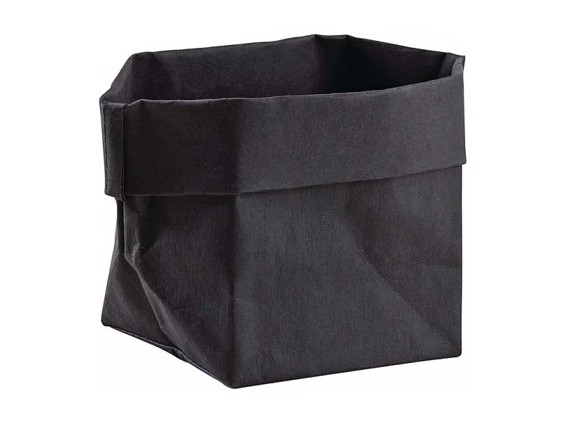 Corbeille en papier noir