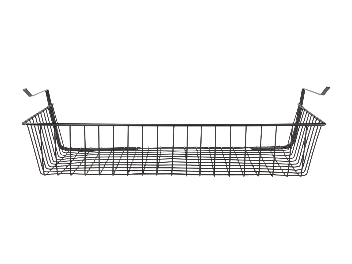 Panier Suspendu Metal Filaire Noir 56x14x26cm Noir