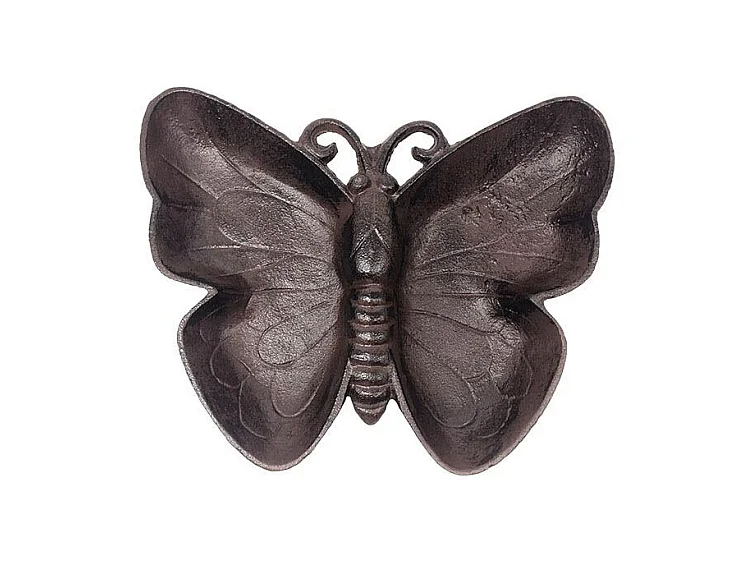 Mangeoire à poser en fonte papillon 26 cm