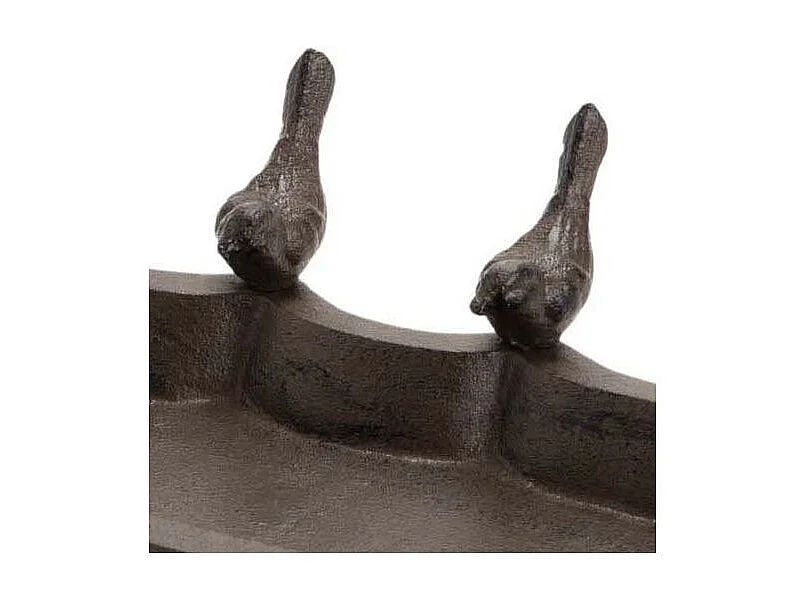 Mangeoire en fonte Oiseaux 44 x 15 cm