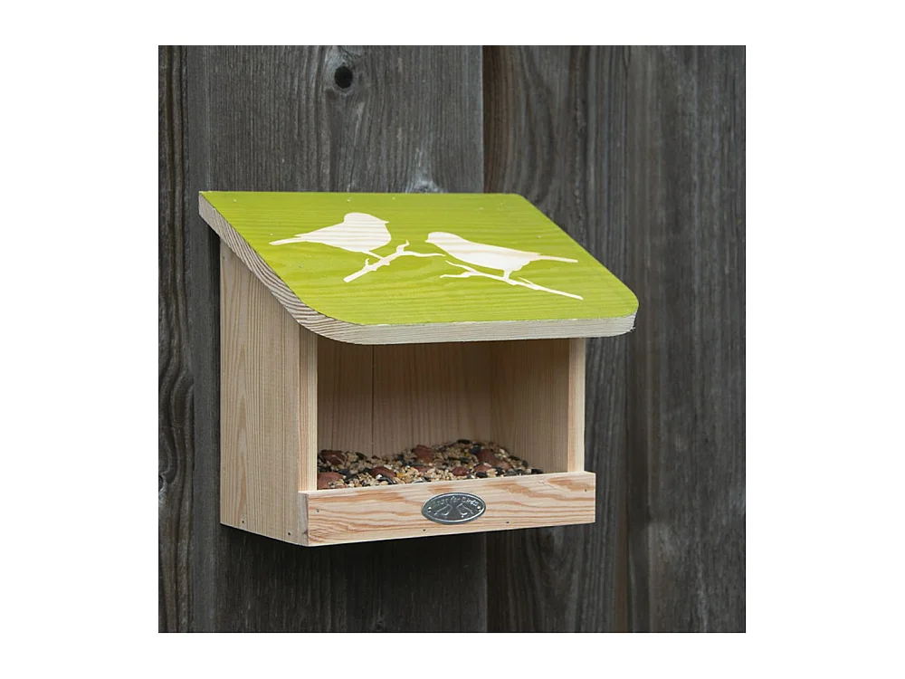 Mangeoire murale pour oiseaux Pochoir