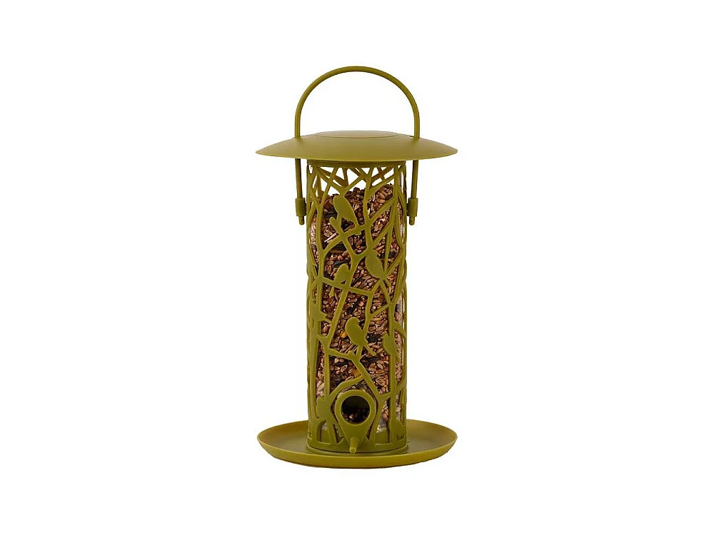 Mangeoire silo pour oiseaux Chiffchaff Pour graines + plateau + perchoir