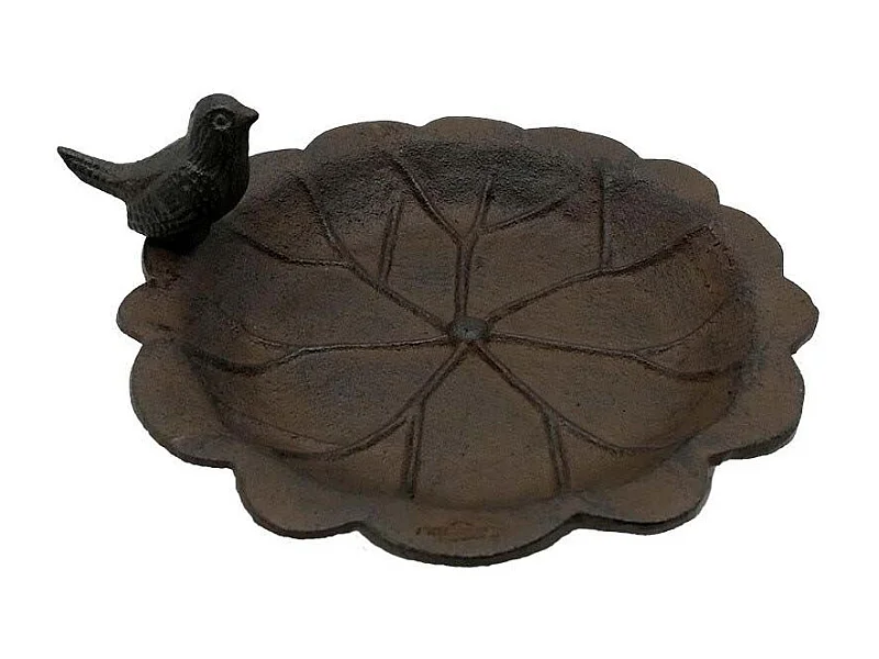 Mangiatoia per uccelli in ghisa 18x5cm