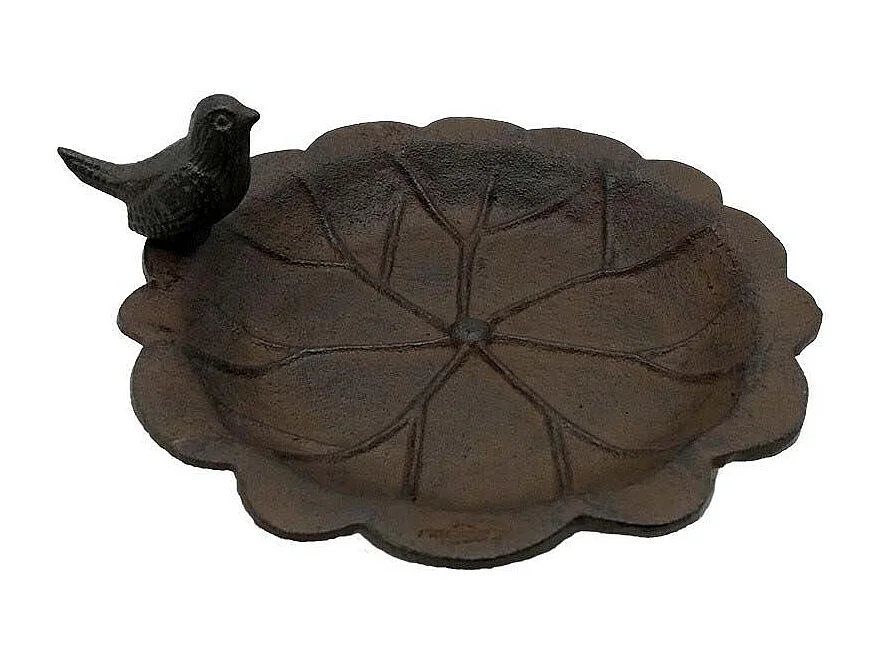 Mangiatoia per uccelli in ghisa 18x5cm