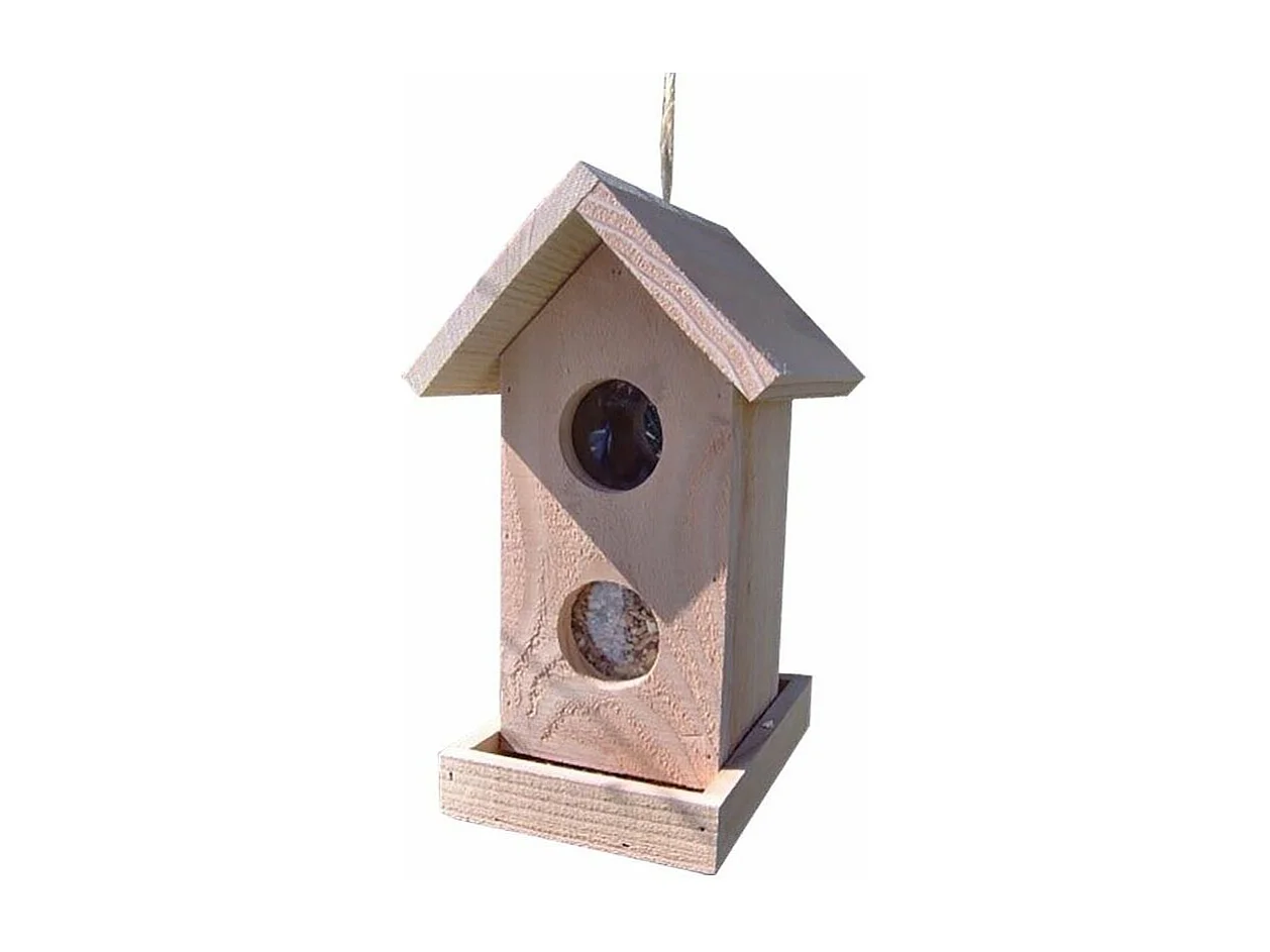 Futterhaus aus Douglasie "Le Hublot"