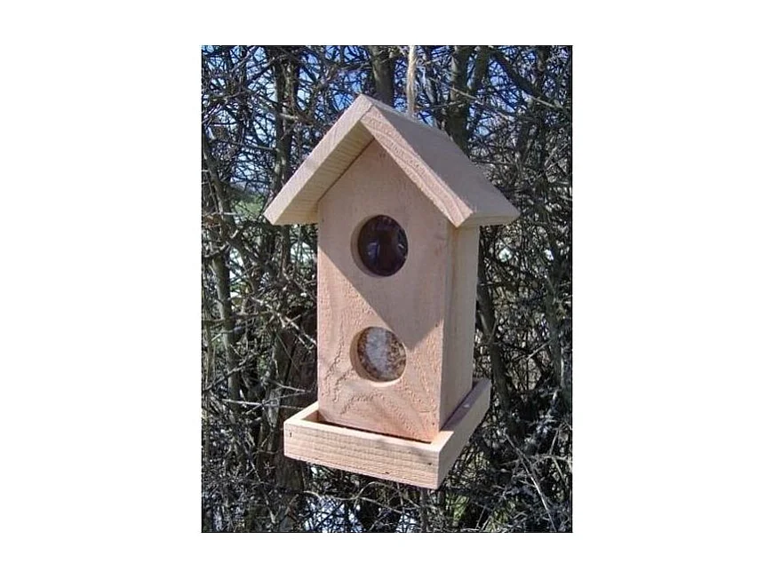 Futterhaus aus Douglasie "Le Hublot"