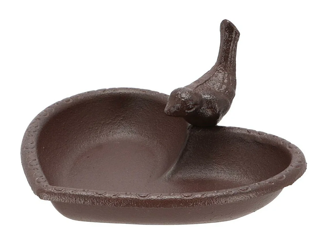 Mangeoire à oiseau en fonte Joli coeur