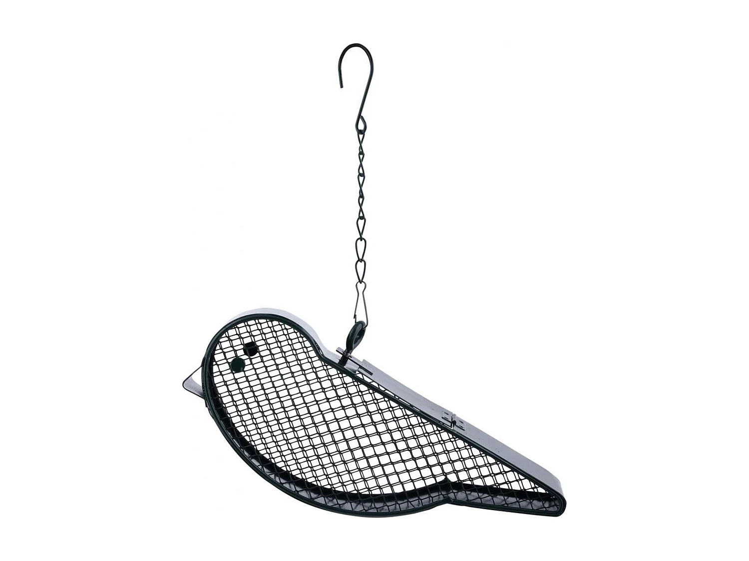 Mangeoire originale à suspendre oiseau métal