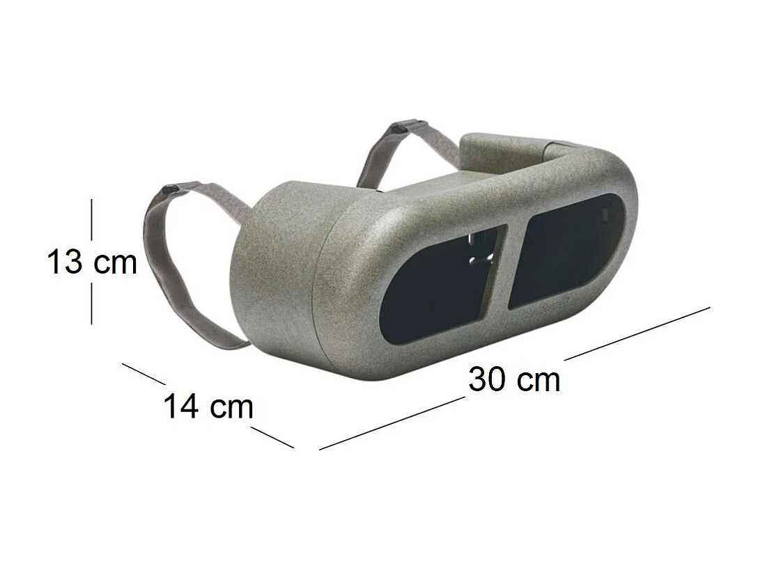 Futterhaus Hühner aus recyceltem Kunststoff