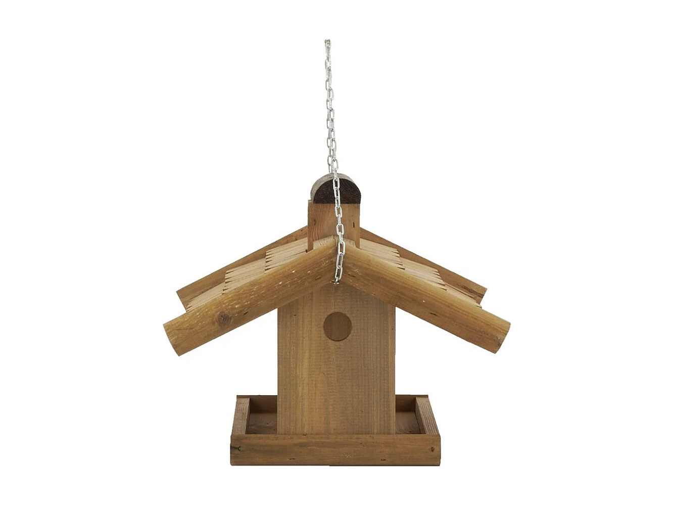 Mangeoire avec silo en pin naturel