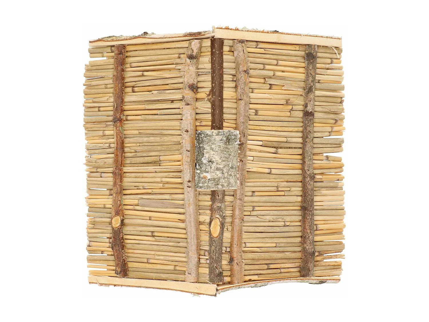 Mangeoire en bouleau à poser avec silo