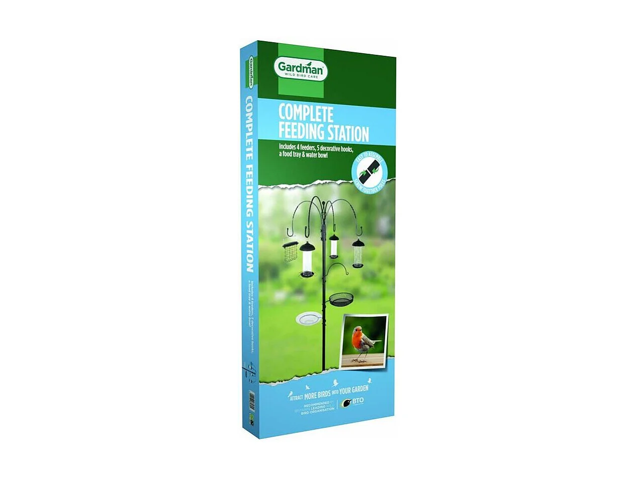 Kit mangeoire avec bain à oiseaux Complete station