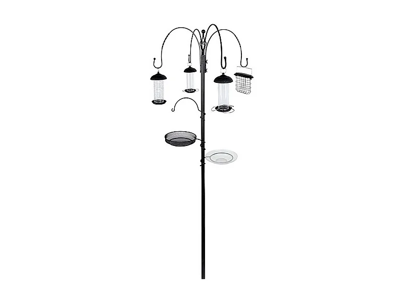 Kit mangeoire avec bain à oiseaux Complete station