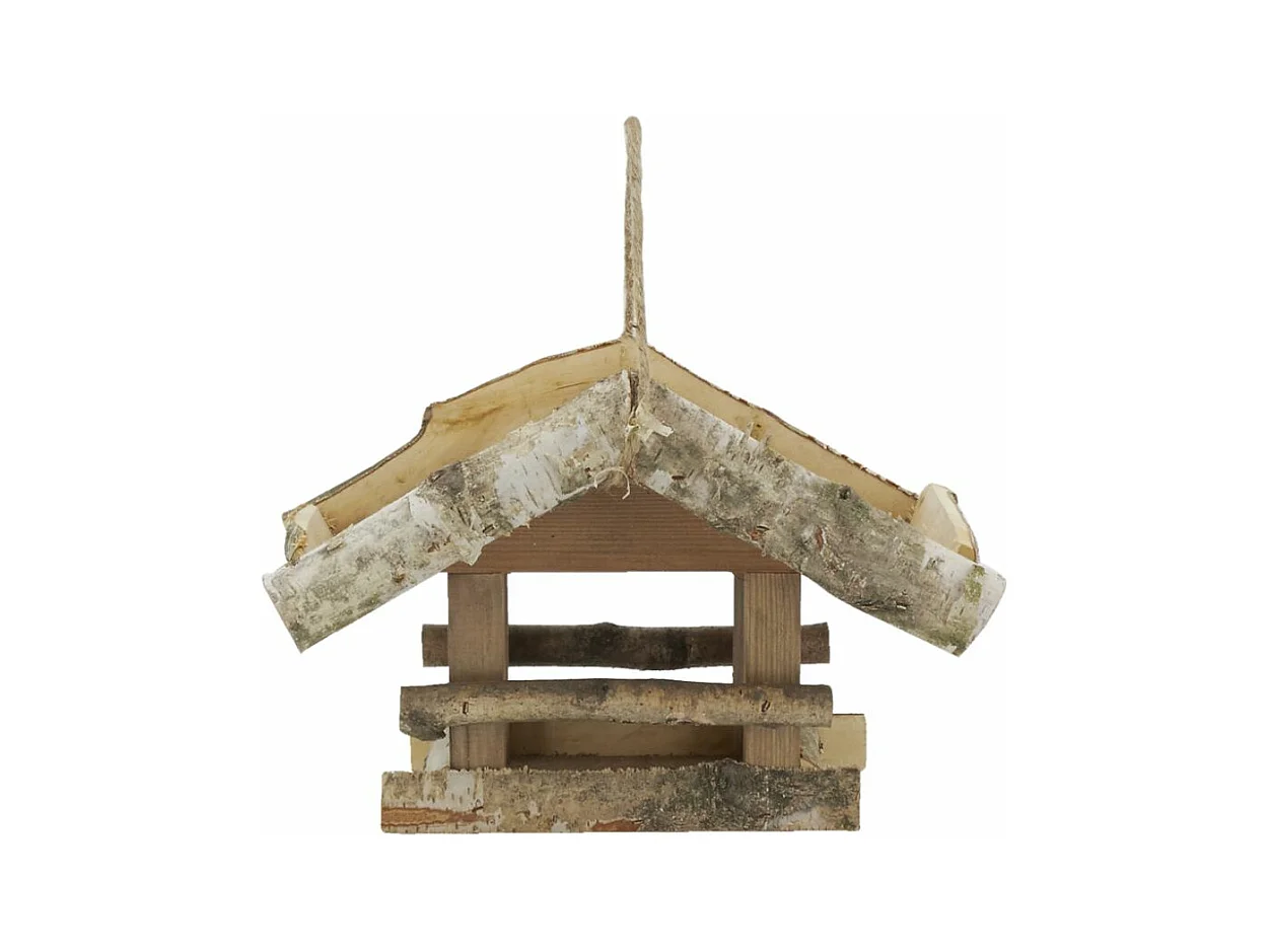 Vogelfutterhaus mit Dach zum Bepflanzen