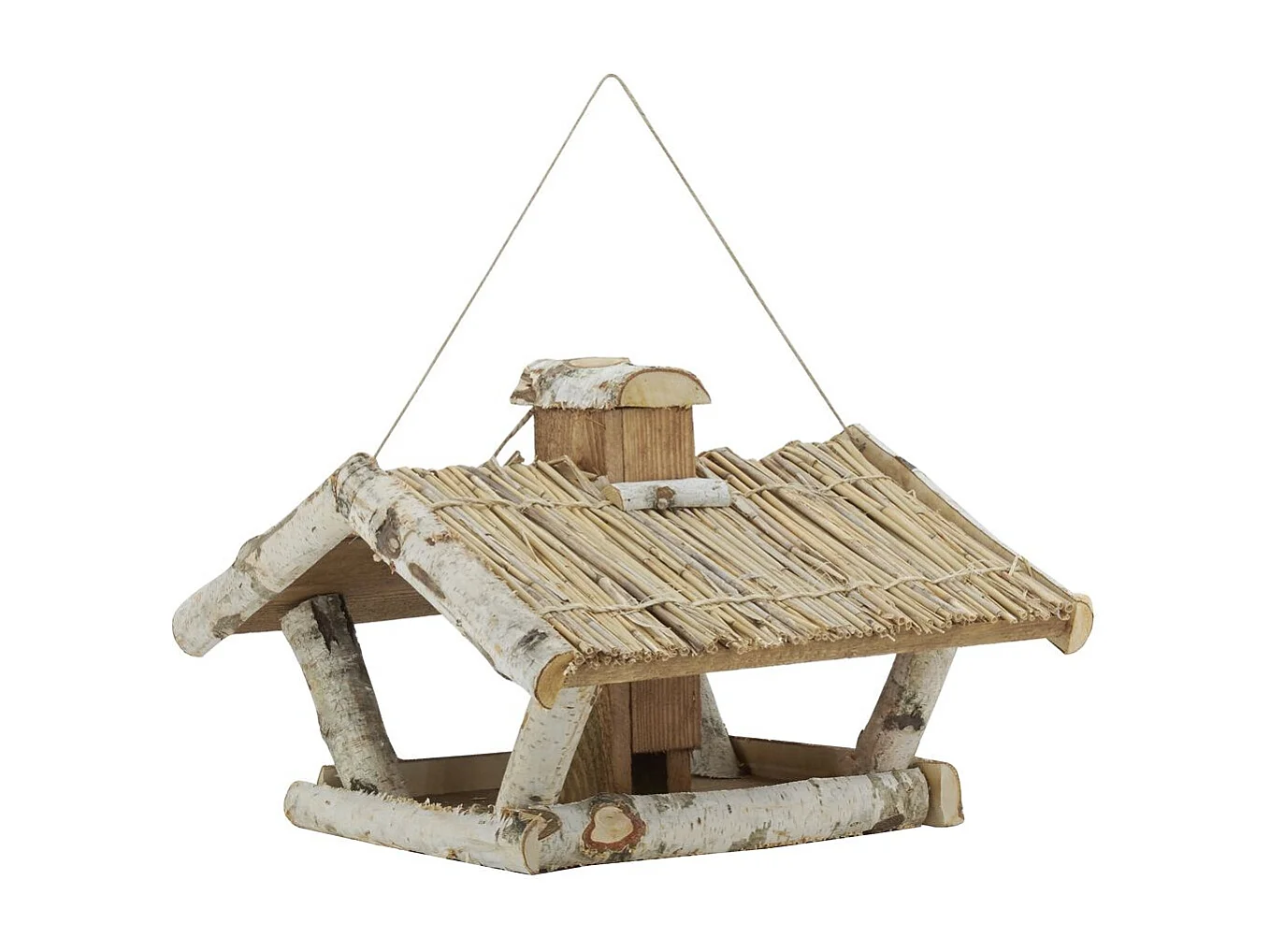 Vogelfutterhaus aus Birke