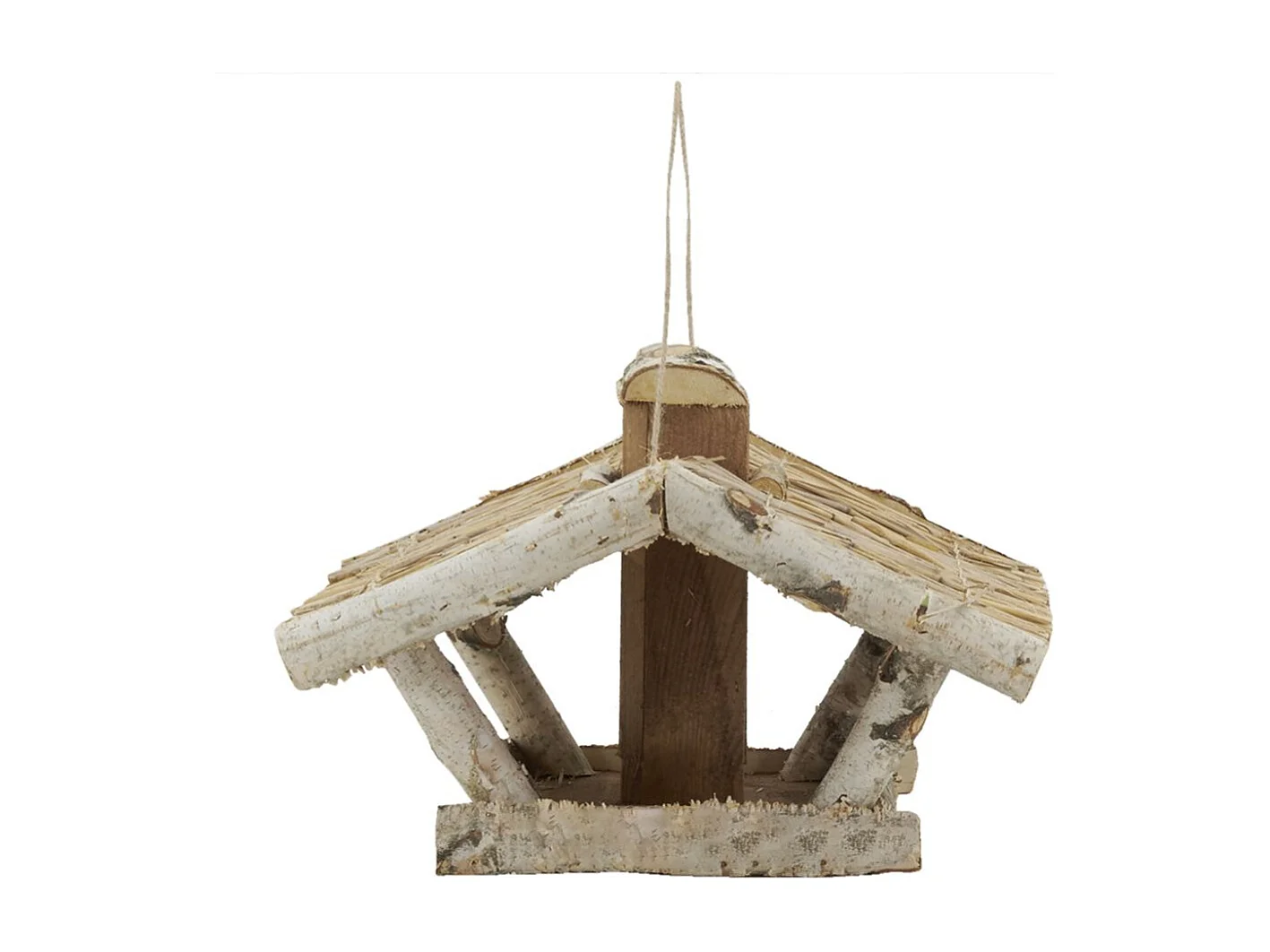 Vogelfutterhaus aus Birke