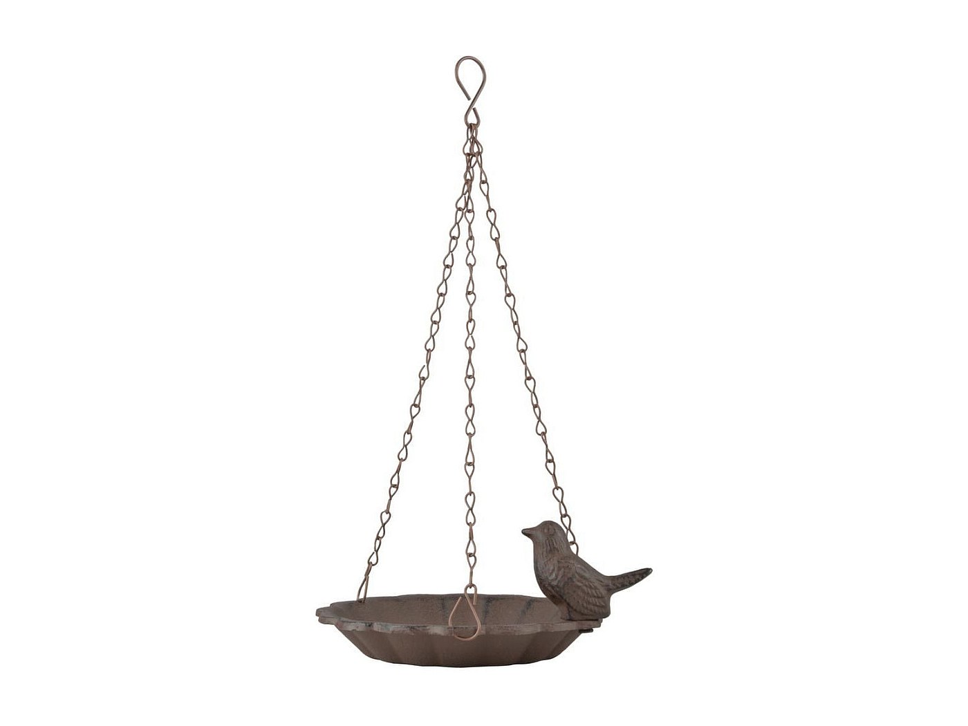 Baoblaze Mangiatoia E Bagno Per Uccelli Da Appendere: Vassoio In PP Diametro 30 Cm Con Catene - 2