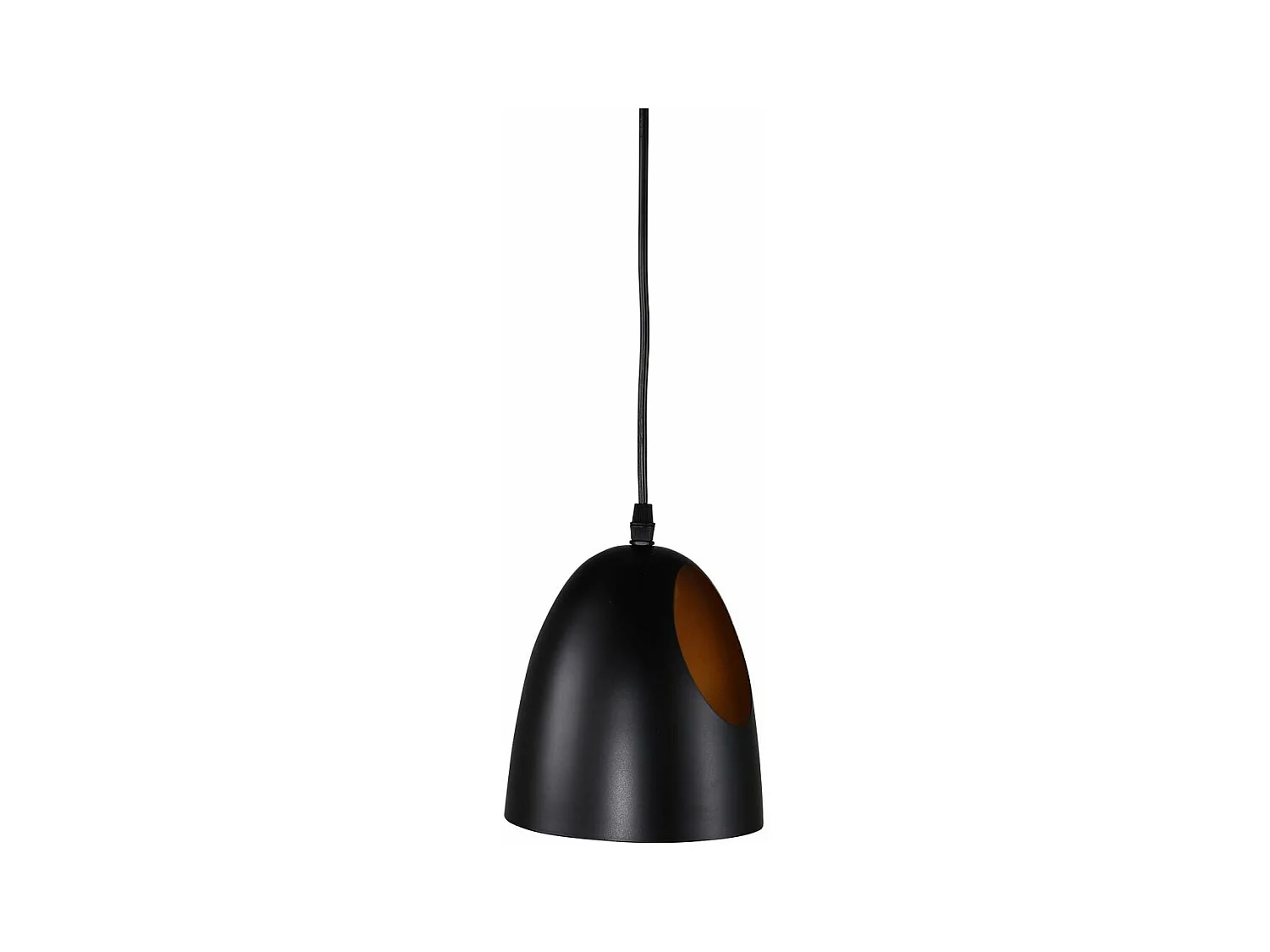 Elda verlichting hanglamp Ø16cm staal zwart, koper.