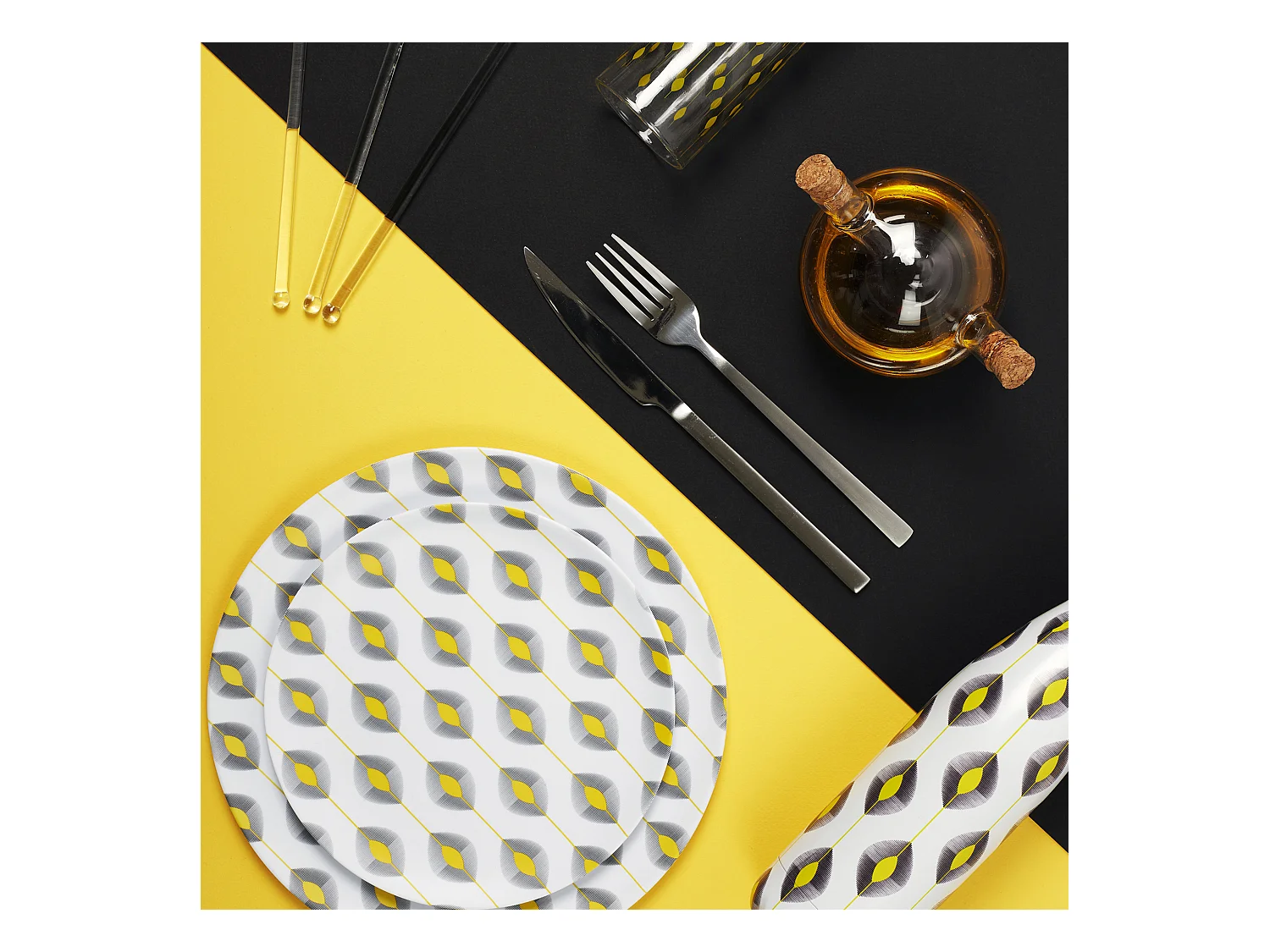 Menagere 16 Pieces Mat Shiny Inox Argent