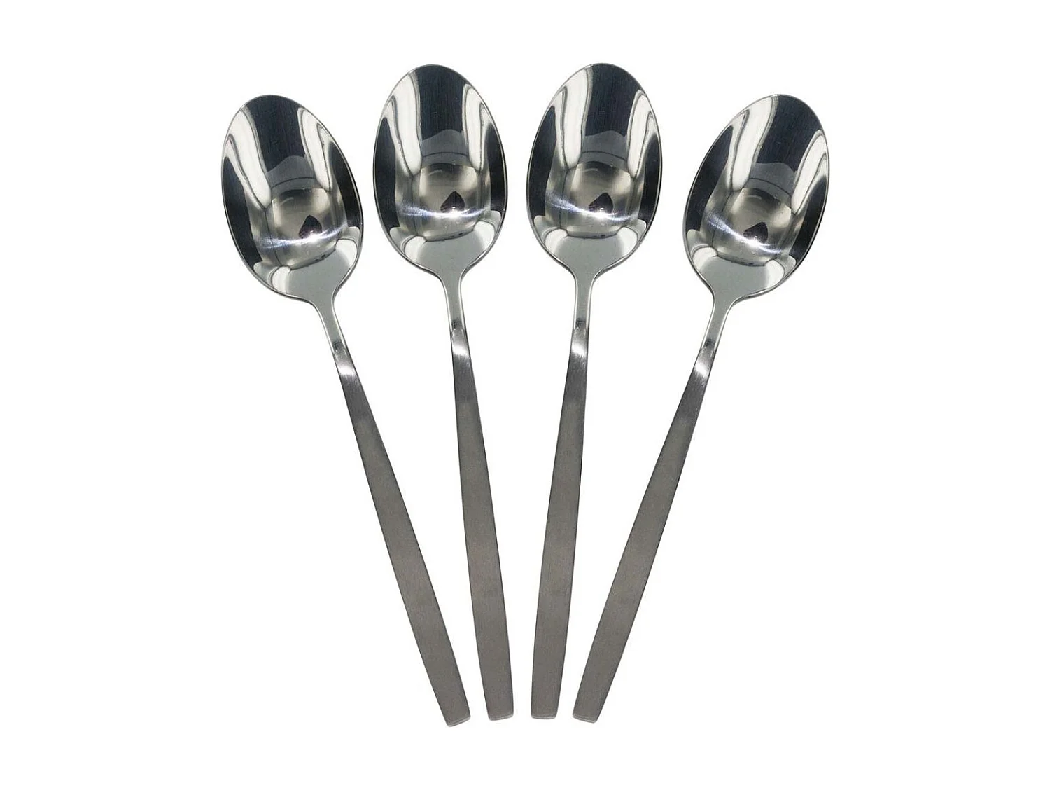 Menagere 16 Pieces Mat Shiny Inox Argent