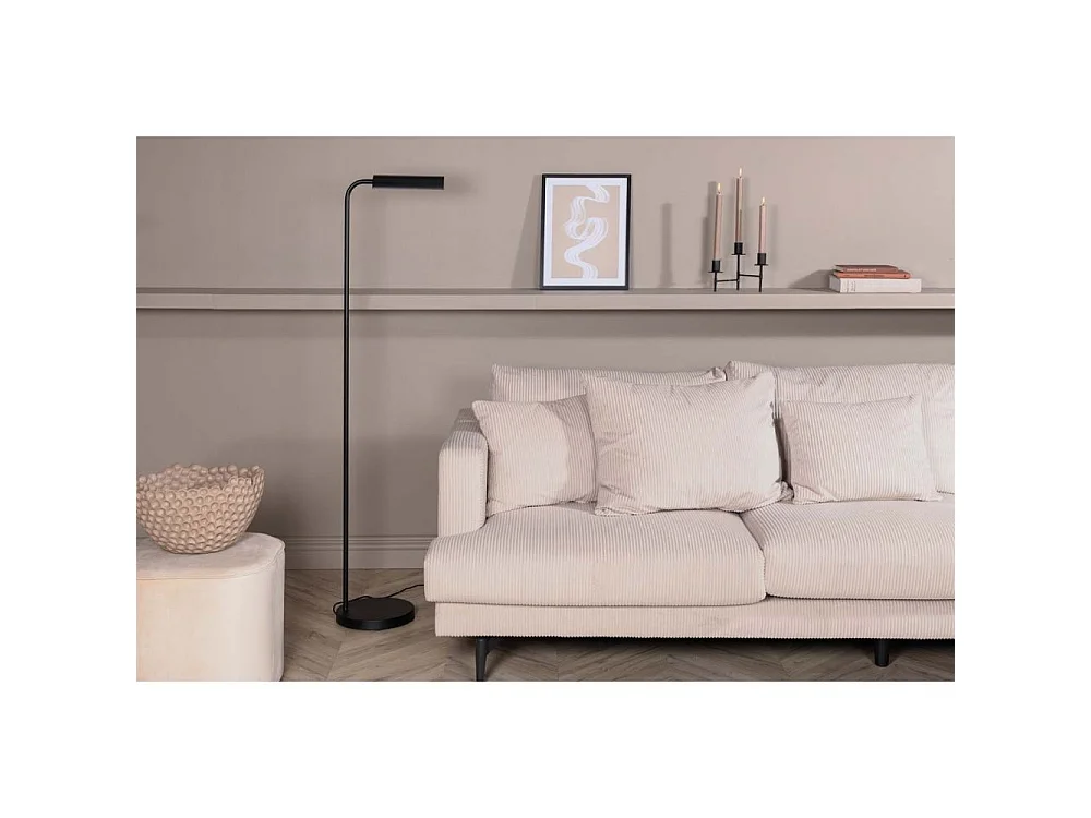 Harmonica verlichting vloerlamp 35x25,5x144cm staal zwart.