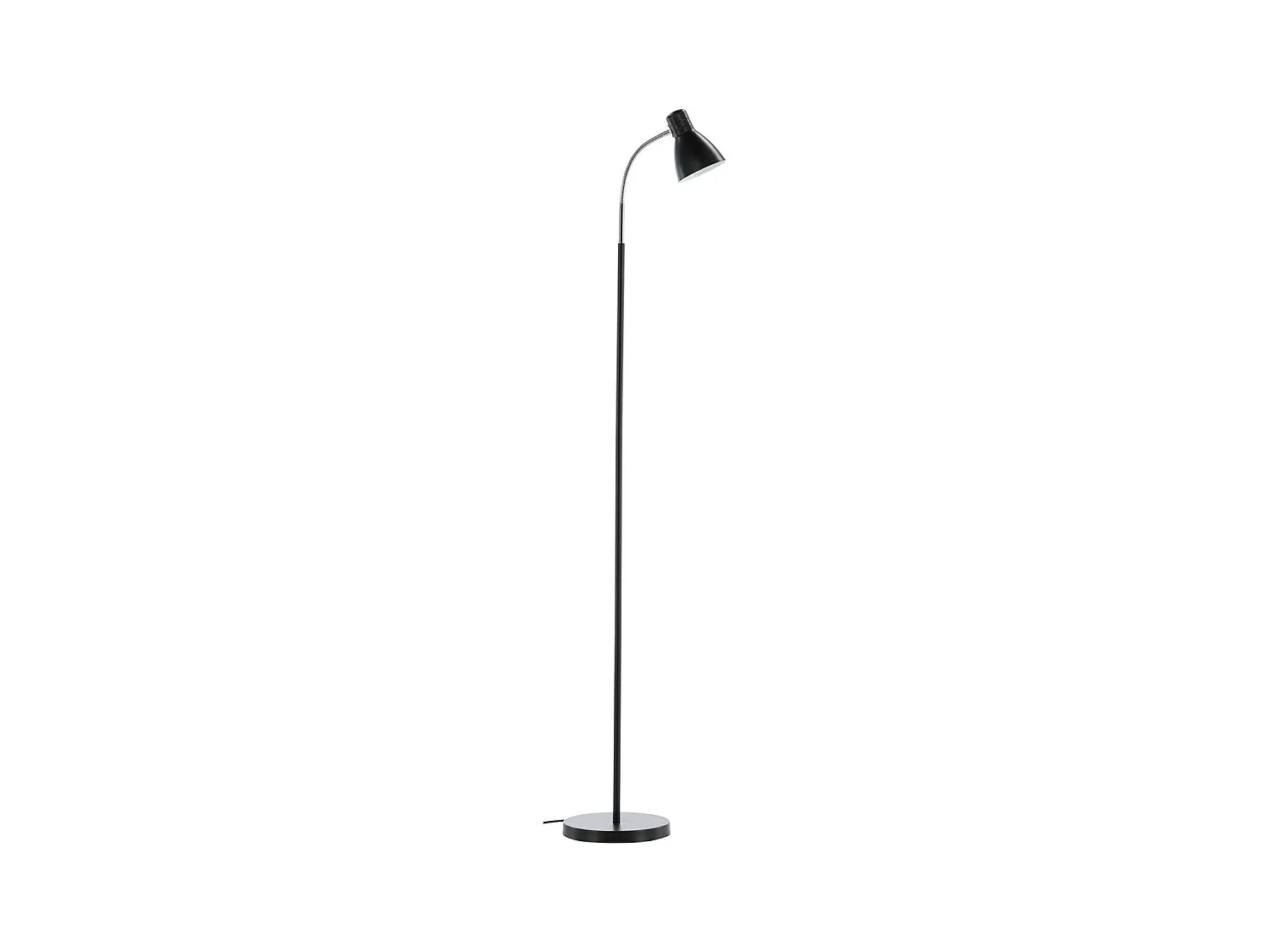 Lampadaire en acier Lina Noir