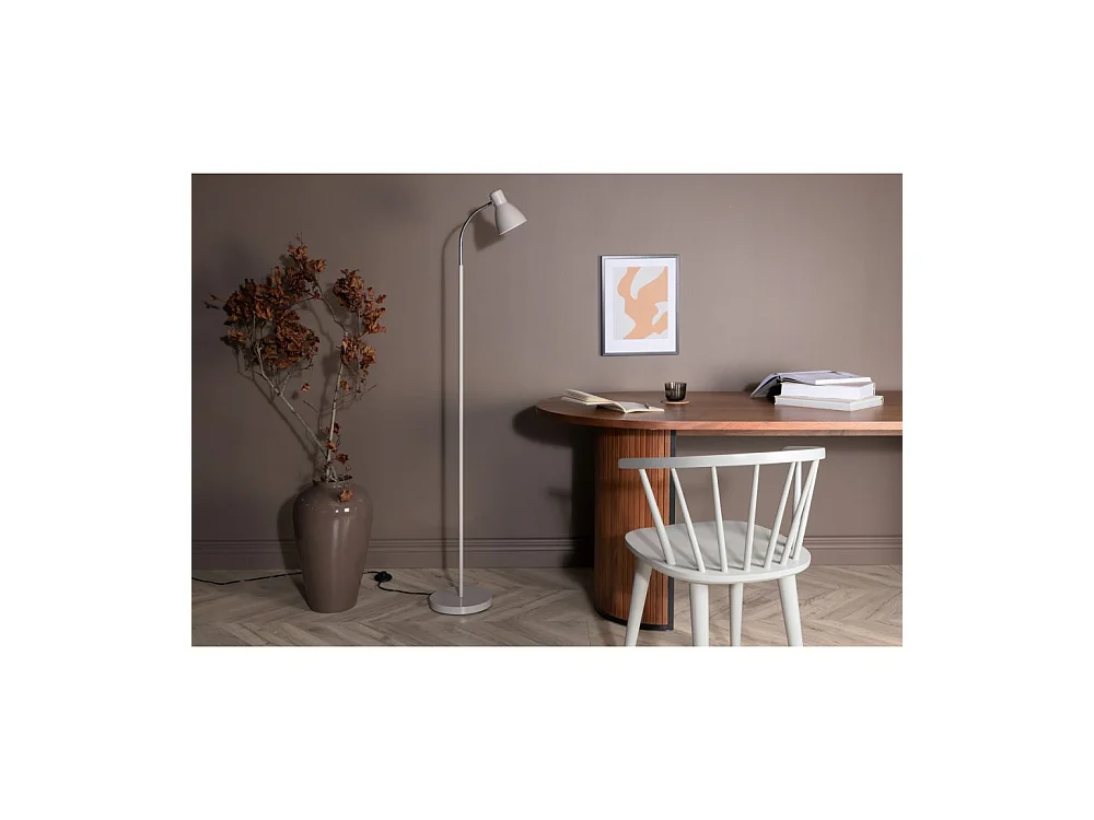 Lampada da terra in acciaio Lina