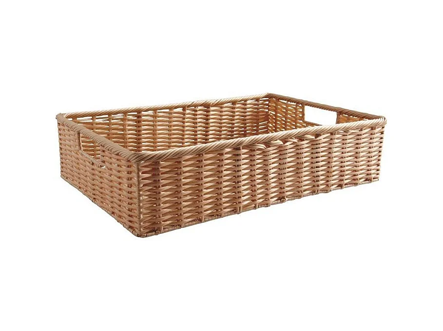 Panière en rotin synthétique avec passe-main Longueur 40cm