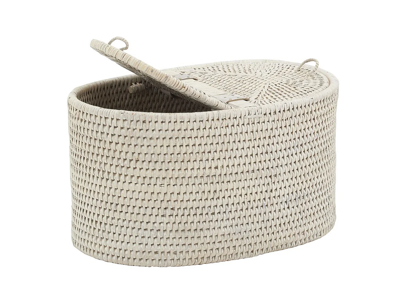 Rangement pour papier toilette en rotin