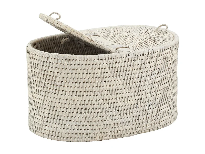 Rangement pour papier toilette en rotin