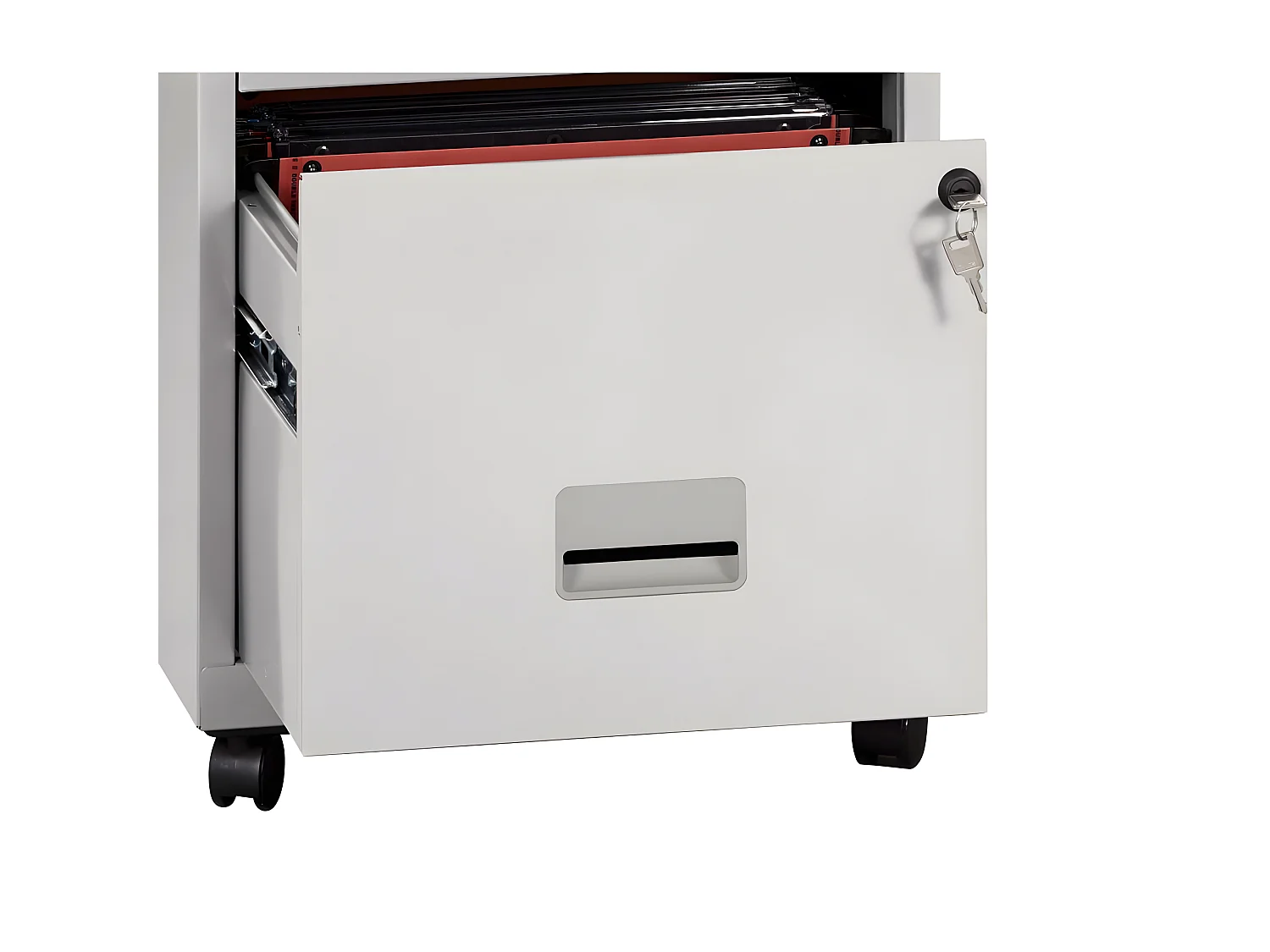 Caisson de rangement en acier 2 tiroirs