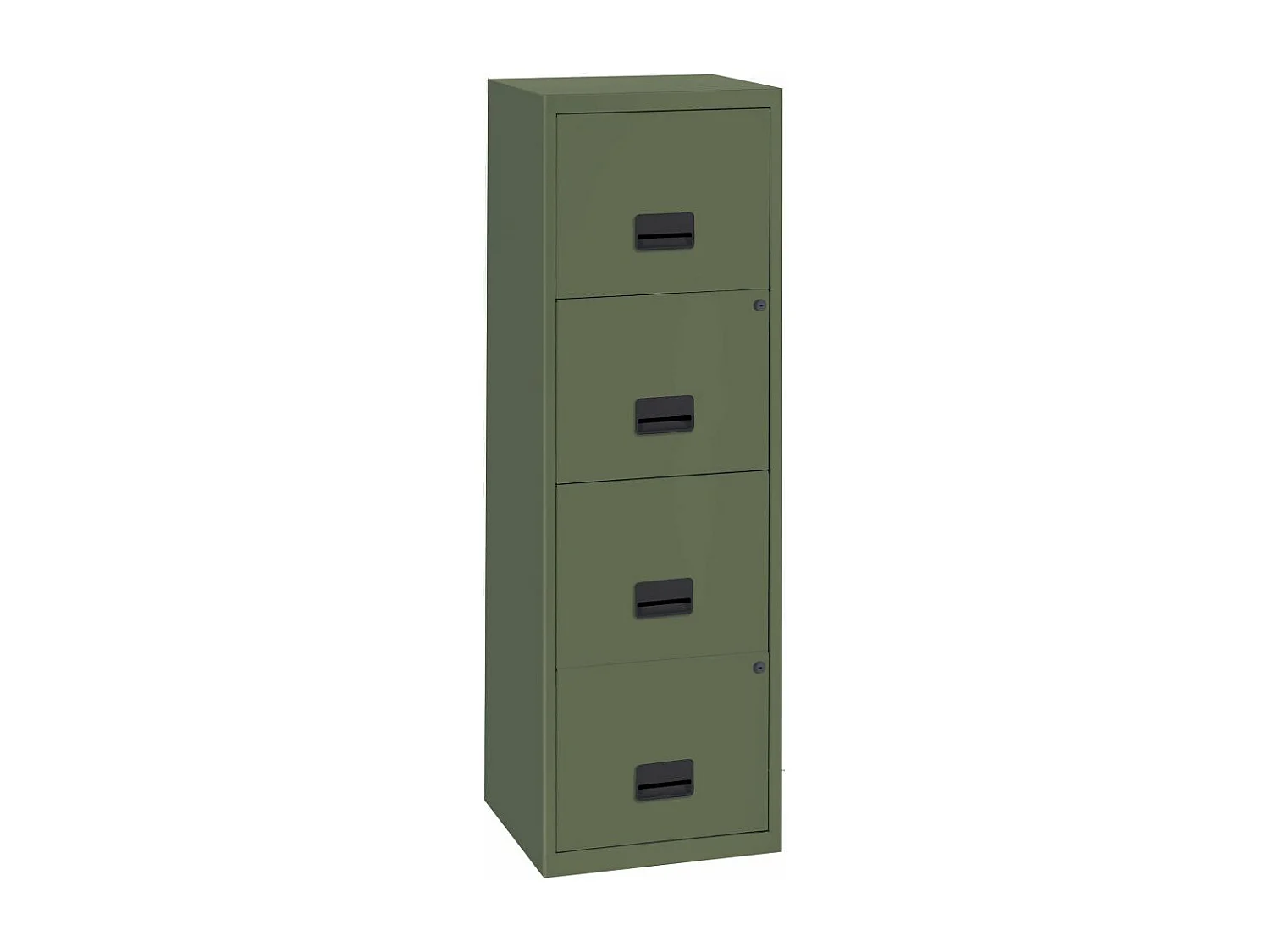 Colonne de rangement tiroirs en métal Kaki