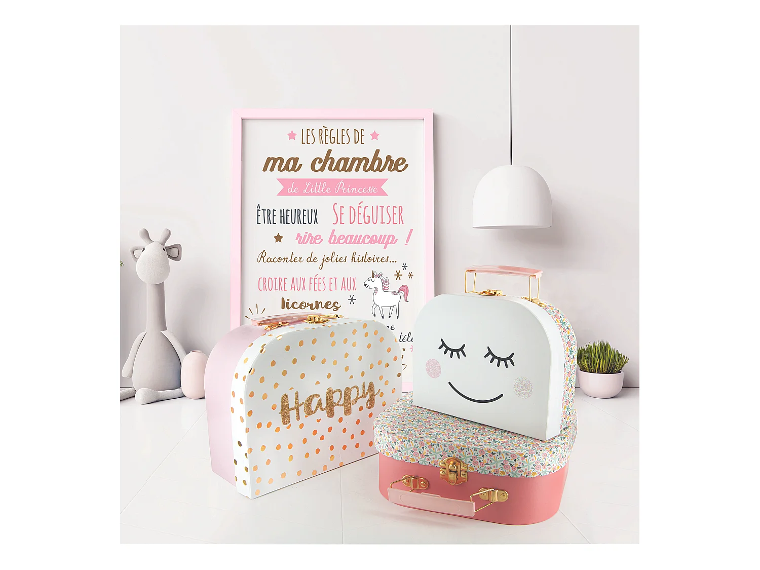 Valisette De Rangement Fille X3