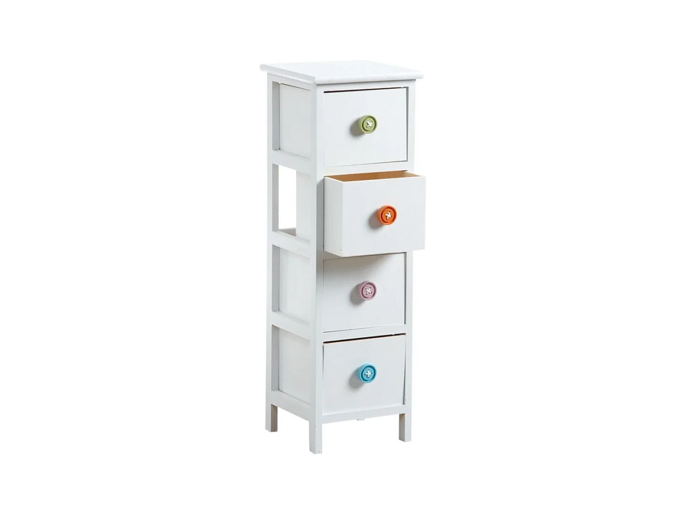 Commode 4 tiroirs avec boutons 4 tiroirs