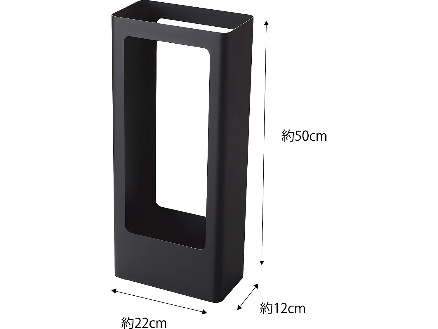 Regenschirmständer aus Metall "Tower slim"