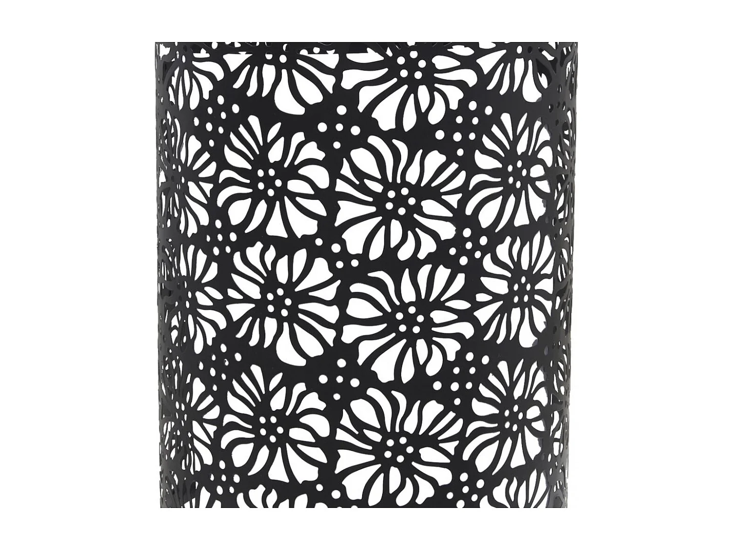 Porte-parapluies en métal fleurs