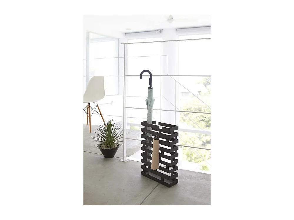 Paragüero con diseño de ladrillo