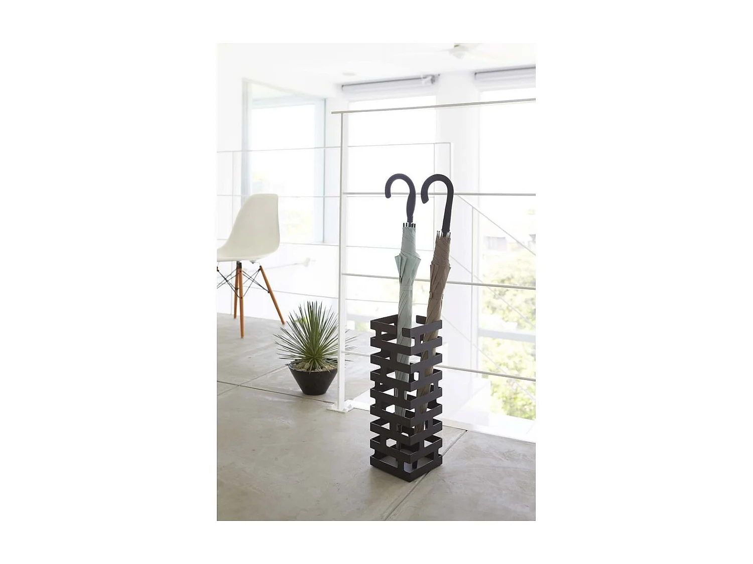 Porte parapluie carré brique