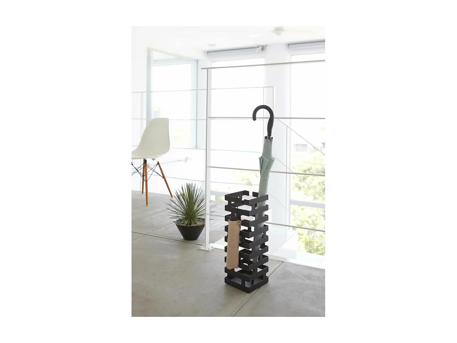 Porte parapluie carré brique