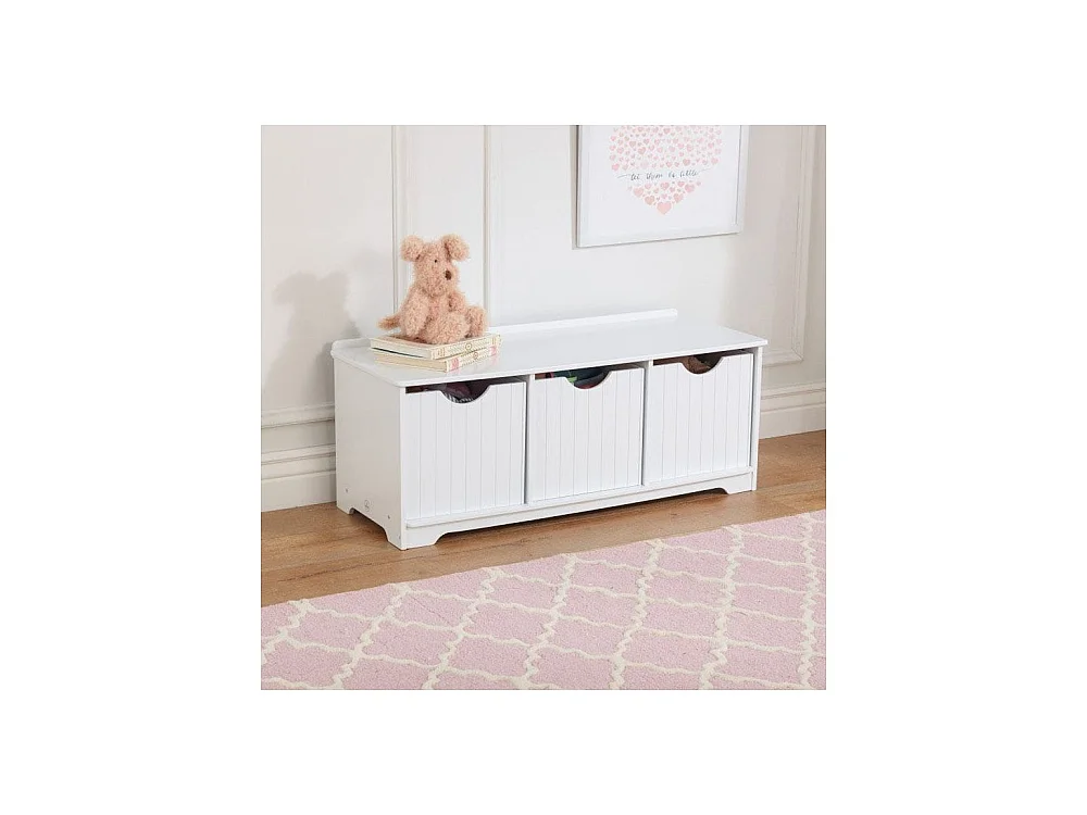 Banco de almacenamiento para niños Nantucket