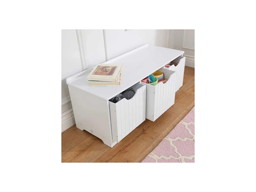 Banco de almacenamiento para niños Nantucket