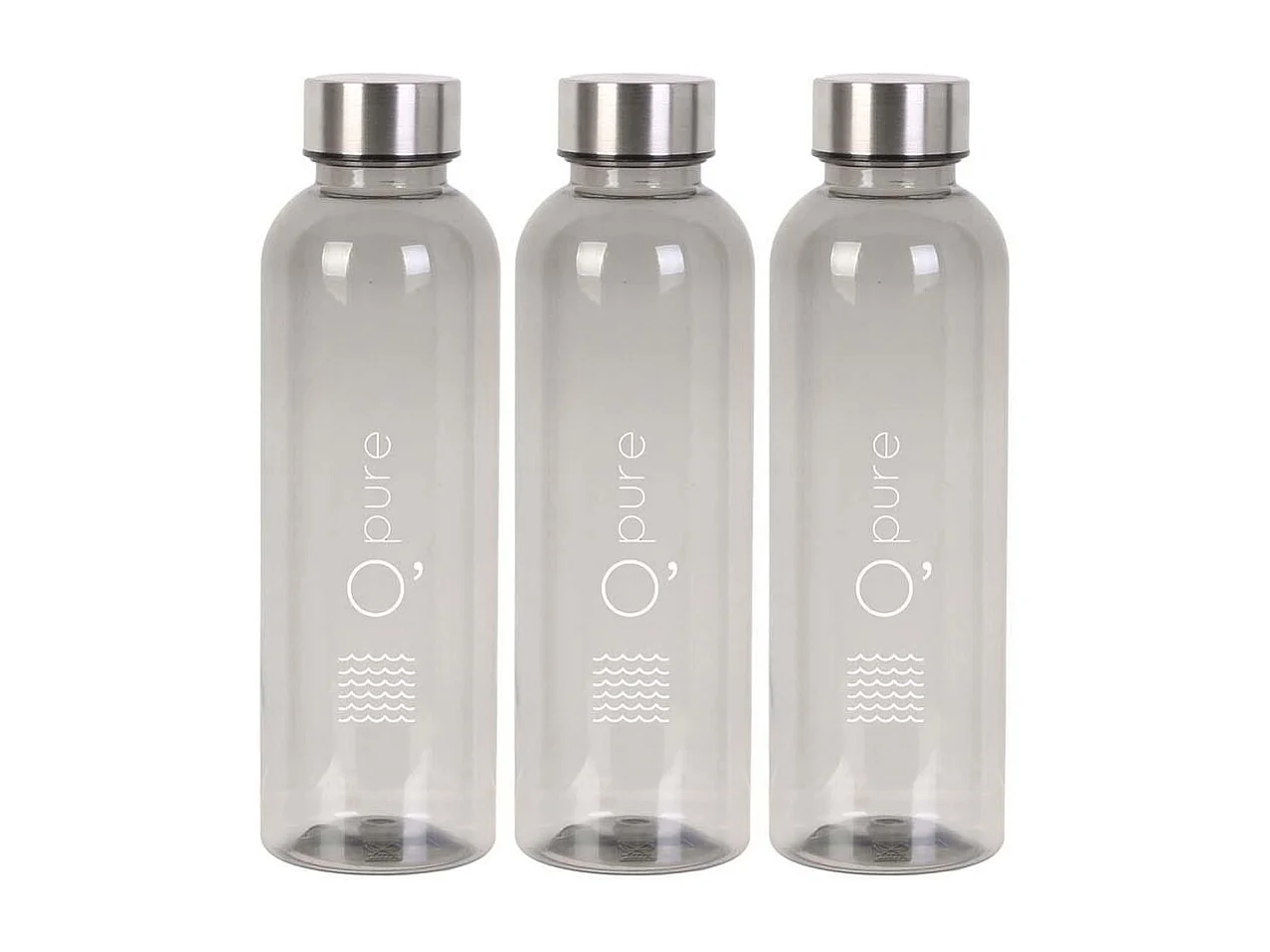 Bouteille en plastique réutilisable 50 cl O' (Lot de 3)