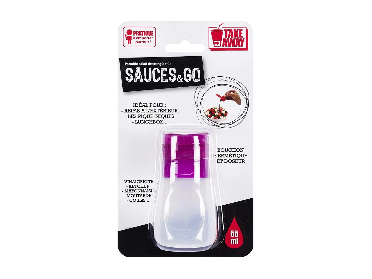 Vinaigrette à emporter Sauces & Go (Lot de 3)