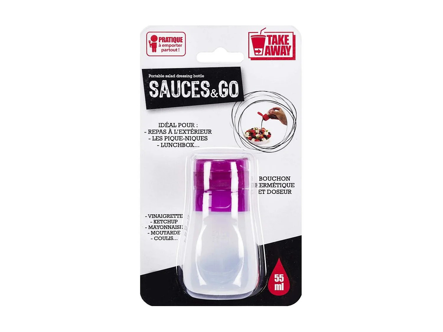 Vinaigrette à emporter Sauces & Go (Lot de 3)