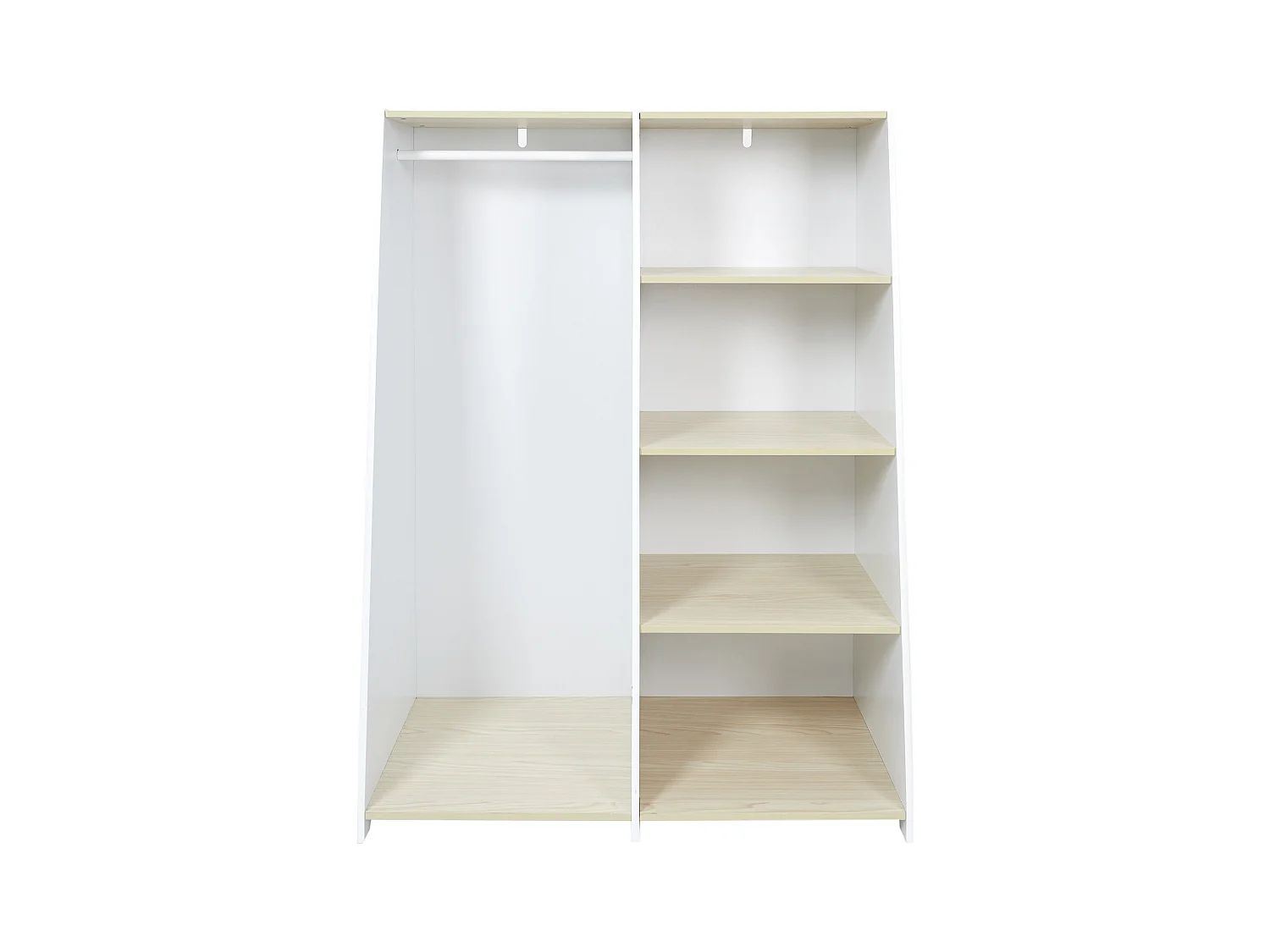 Armoire Scandinave Enfant "Maya" 120cm Blanc