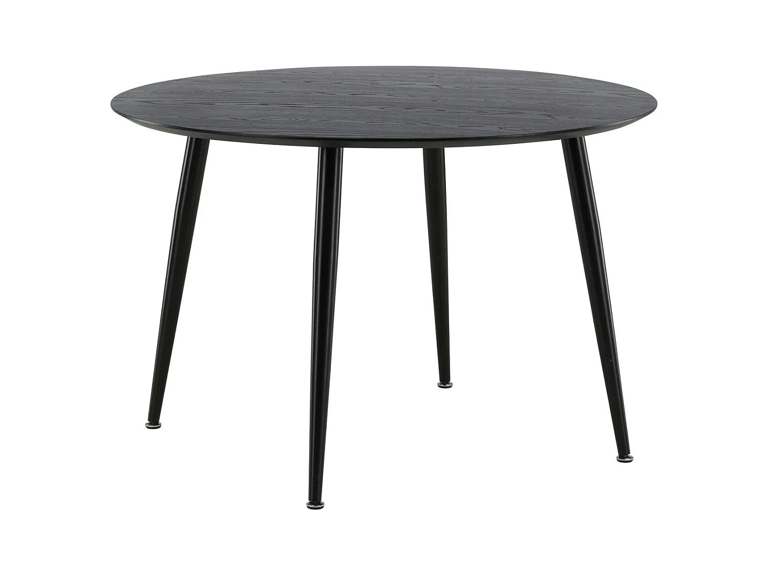 Table à Manger Ronde "Dipp" 115cm Noir