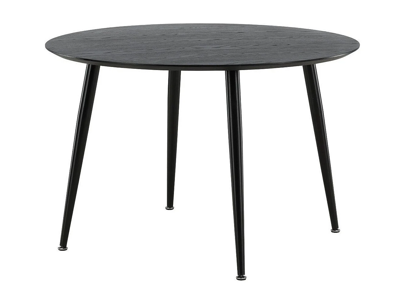 Table à Manger Ronde "Dipp" 115cm Noir