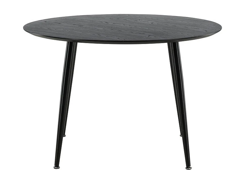 Table à Manger Ronde "Dipp" 115cm Noir